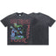 Vale Dreams 1997 Tour Cartoon Graphic Black Tee