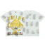 Vale Yellow Skull Smoke‑Wash Graphic Tee