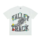 Vale Valley Track Eagle Floral Print Tee