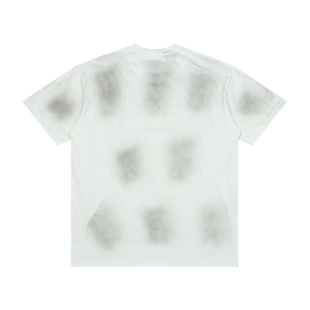 Vale Cross‑Pattern Smoke Wash Graphic Tee