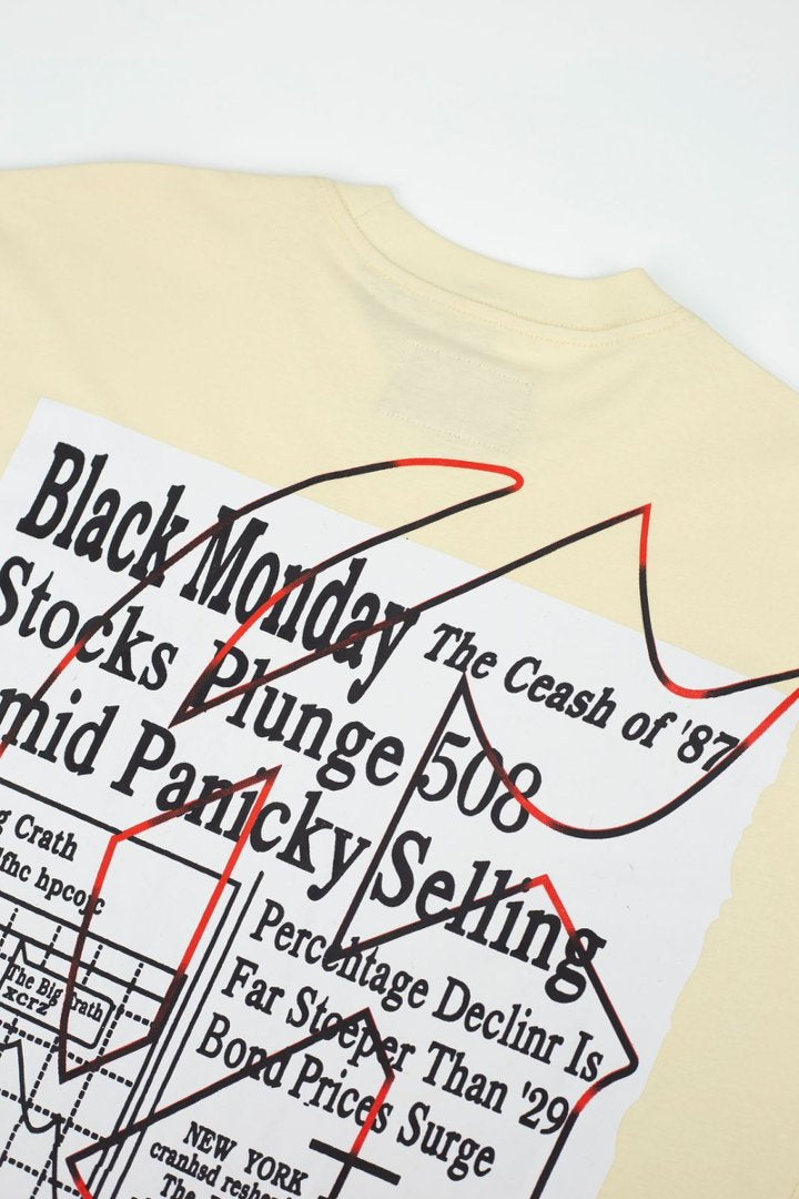 Godspeed Skeleton Newspaper Graphic Tee