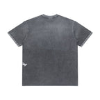Vale Rhinestone Cross Vintage Wash Black Tee