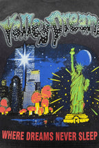 Vale Statue‑of‑Liberty Graphic Black Tee