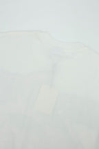 Vale White Cartoon Graphic Print Short‑Sleeve Tee