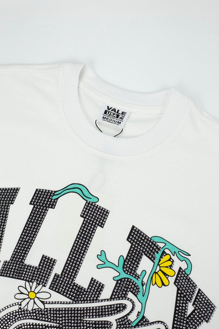 Vale Valley Track Eagle Floral Print Tee