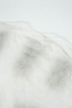 Vale Cross‑Pattern Smoke Wash Graphic Tee