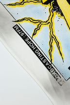 Vale Cross‑Pattern Smoke Wash Graphic Tee