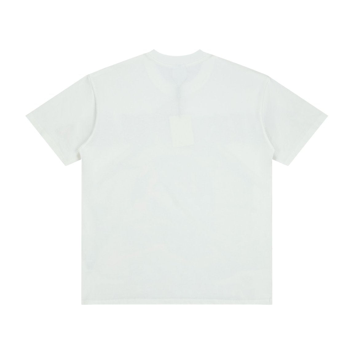 Vale White Cartoon Graphic Print Short‑Sleeve Tee