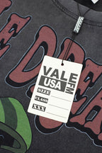 Vale Dreams 1997 Tour Cartoon Graphic Black Tee