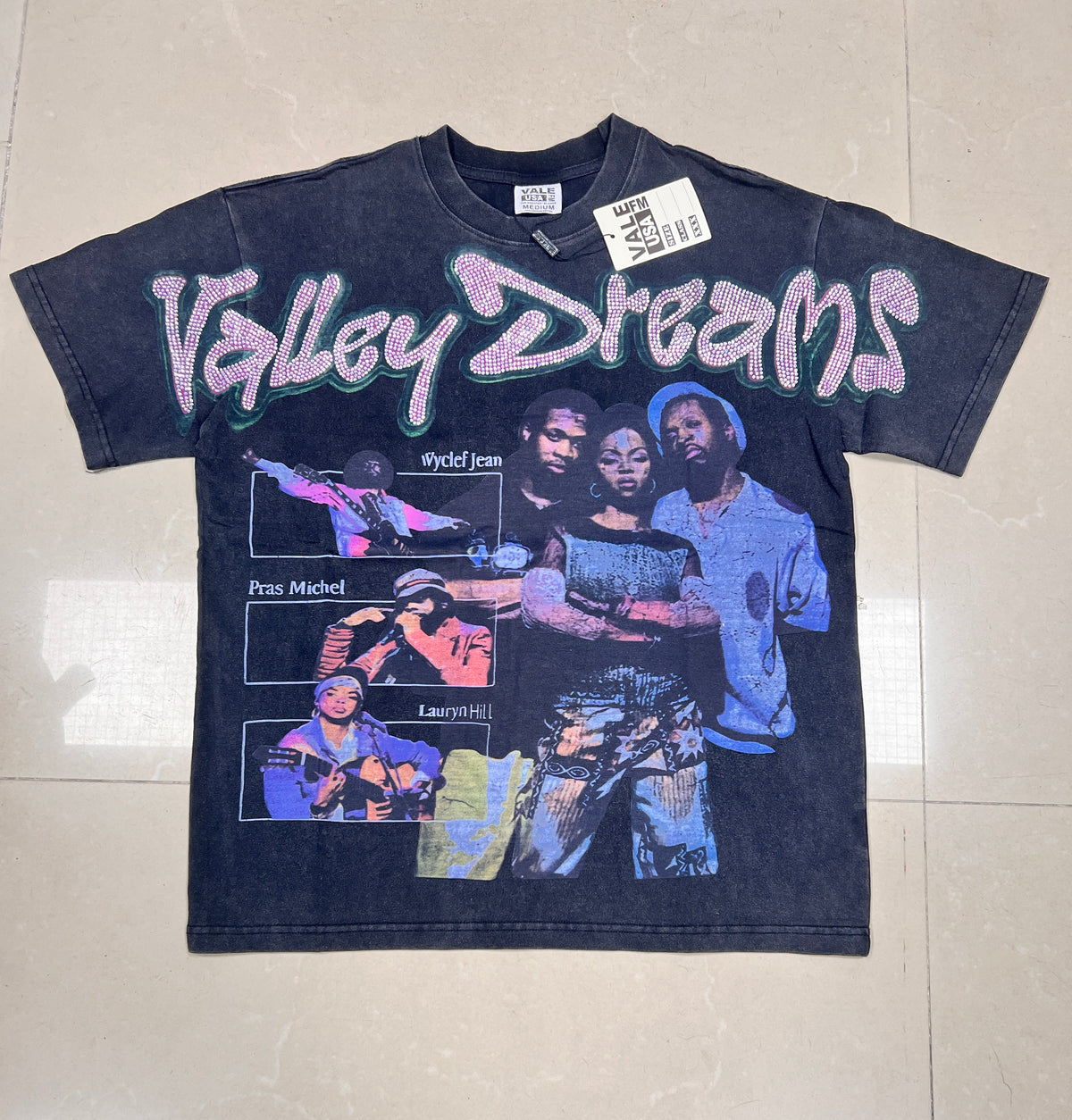 Vale Black Valley Dreams Collage Portrait Tee