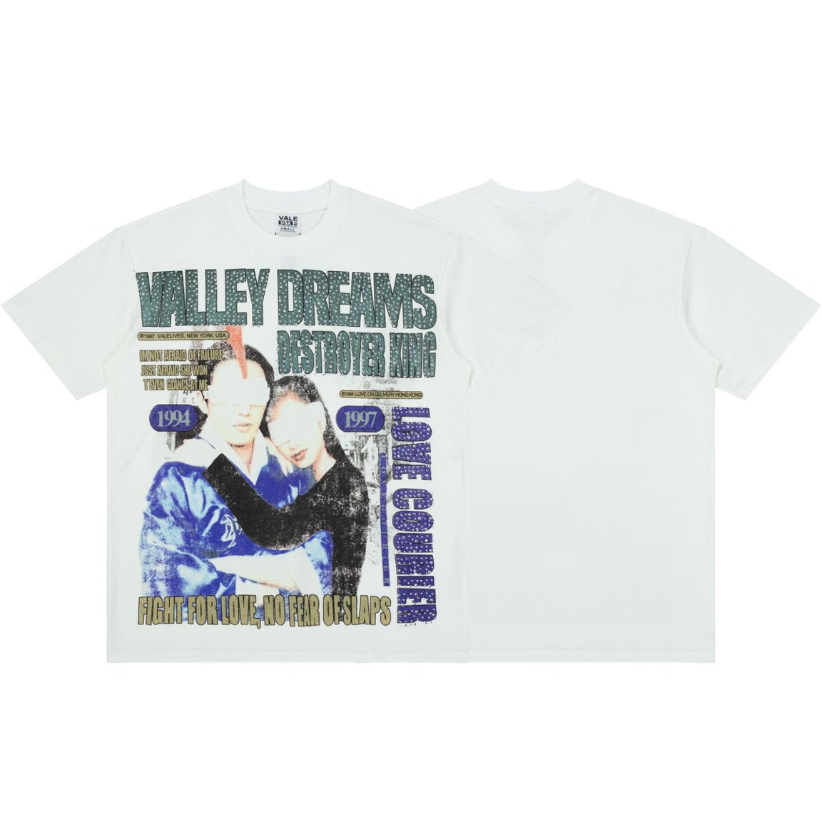 Vale Valley Dreams Retro Portrait Print Tee