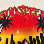 Godspeed Shark Sunset Graphic Tee