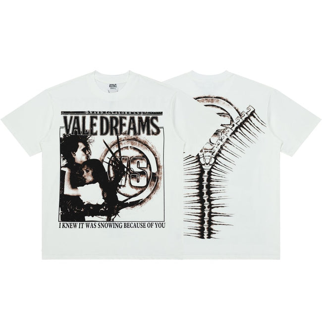 Vale Spine‑Pattern Valley Dreams Graphic Tee Hover Image