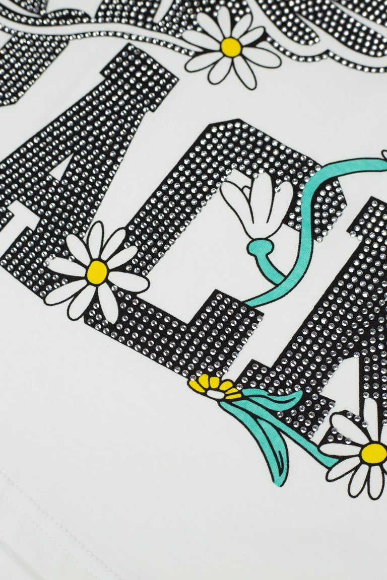 Vale Valley Track Eagle Floral Print Tee