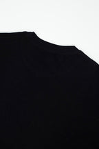 Vale Valley Dreams Vintage Portrait Print Black Tee