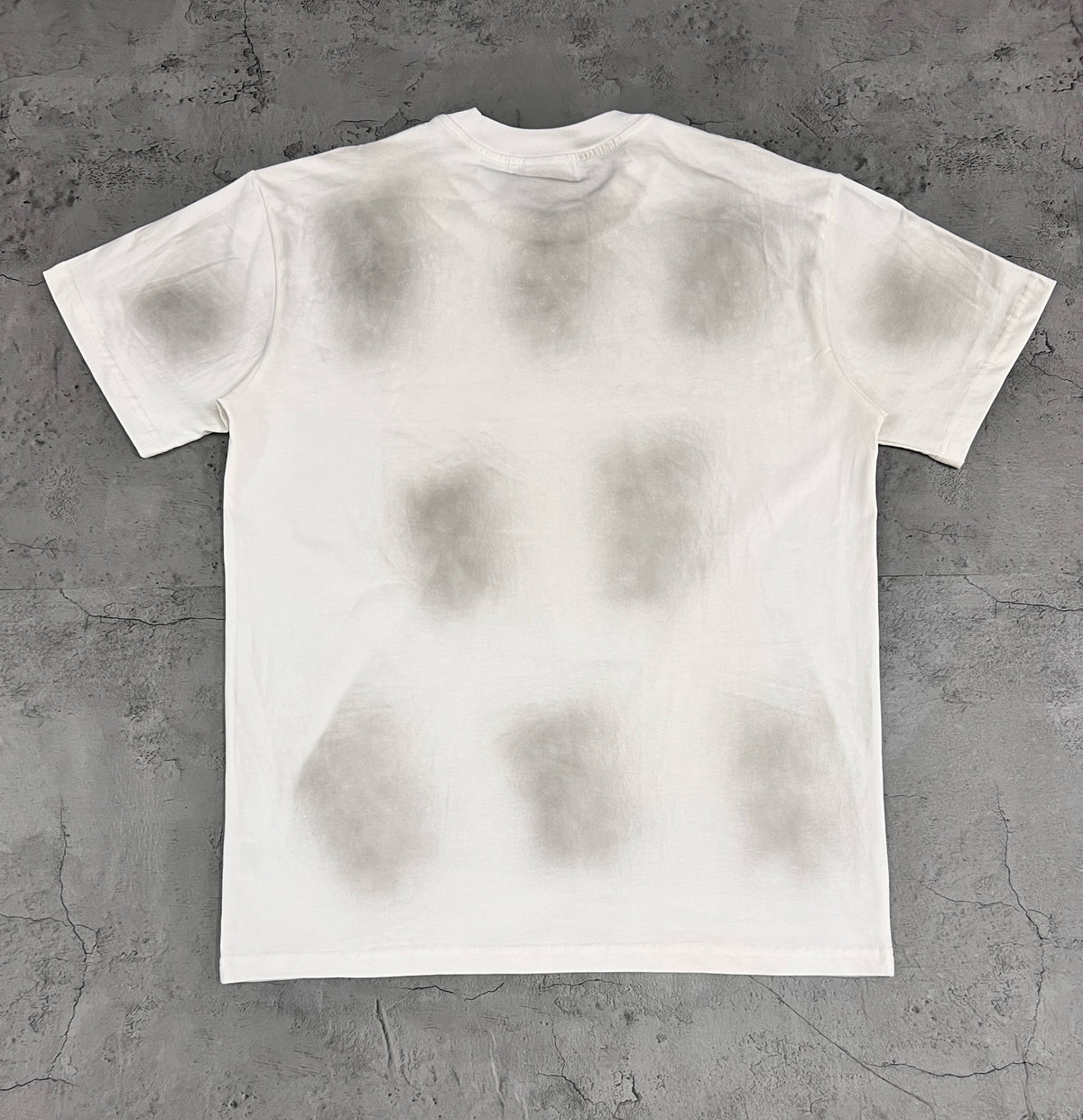 Vale Cross‑Pattern Smoke Wash Graphic Tee