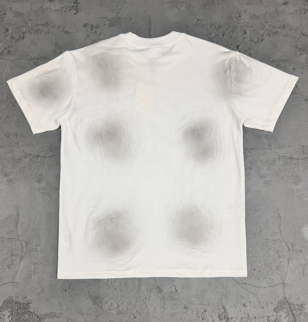 Vale Smoke‑Wash Blue Letter Portrait Tee