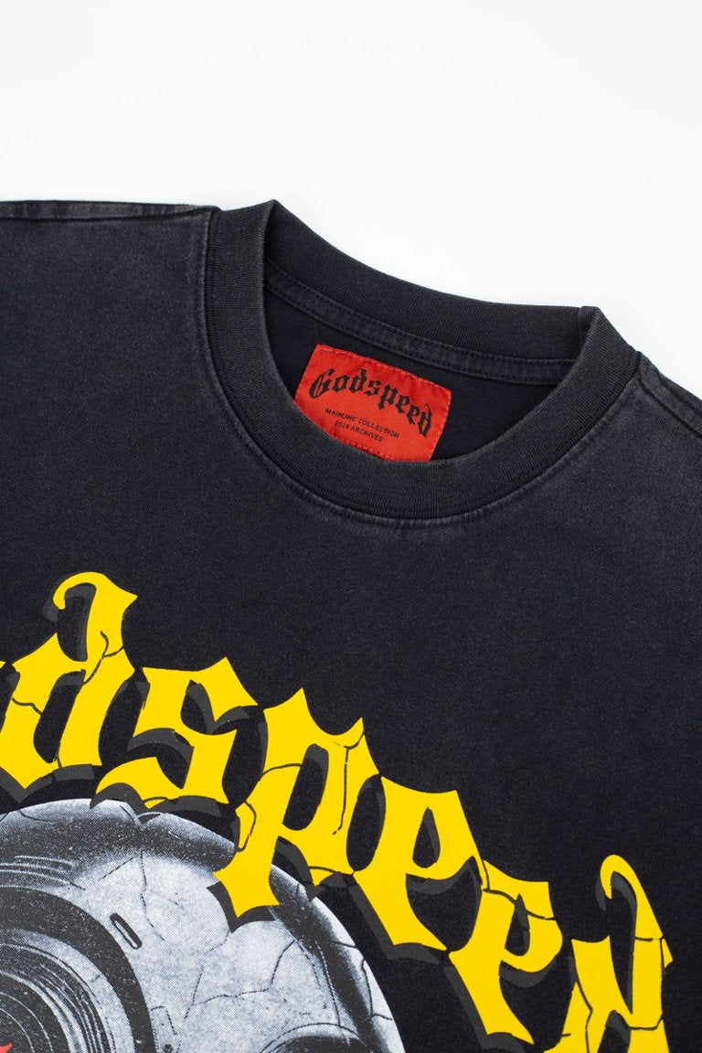 Godspeed Alien Portrait Graphic Black Tee