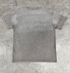Vale Vintage Grey Washed‑Out Portrait Graphic Tee