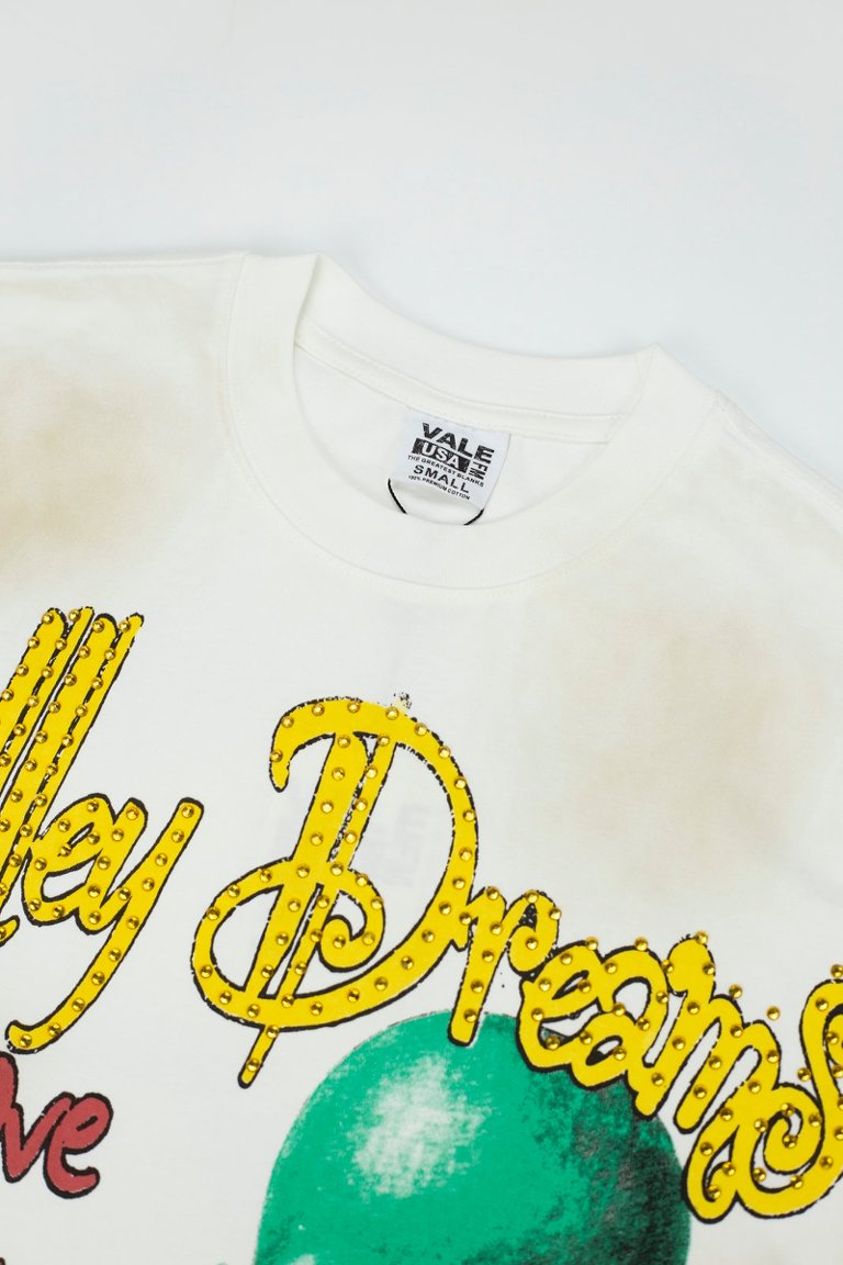 Vale Green Alien Tie‑Dye Graphic Tee
