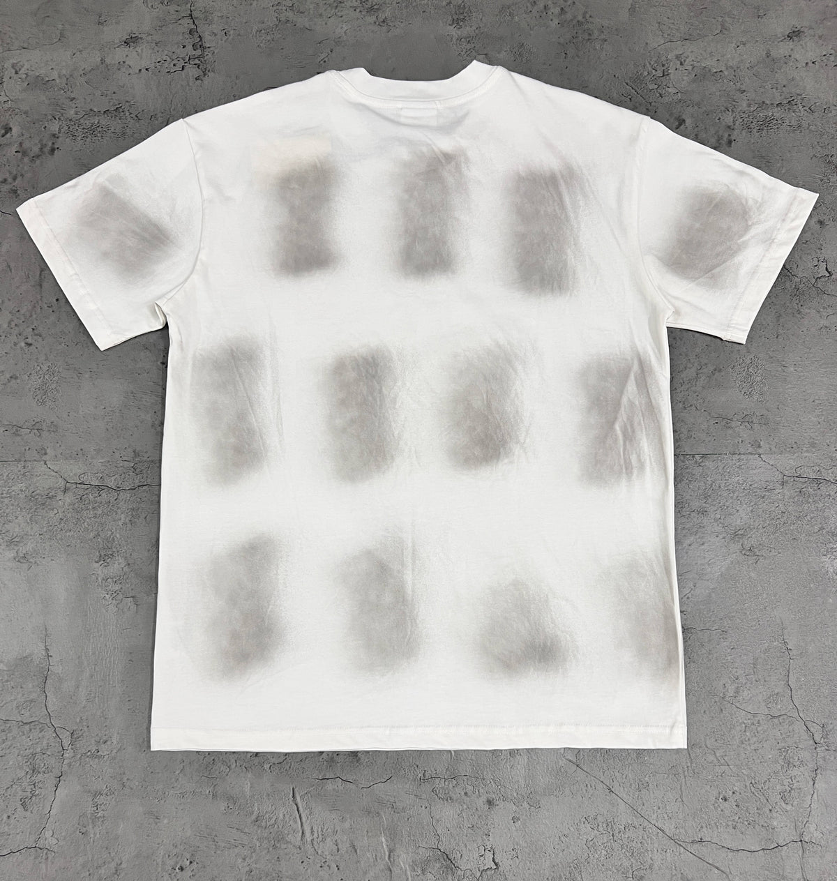 Vale Yellow Skull Smoke‑Wash Graphic Tee
