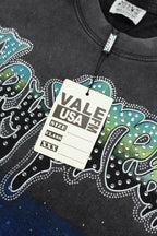 Vale Statue‑of‑Liberty Graphic Black Tee