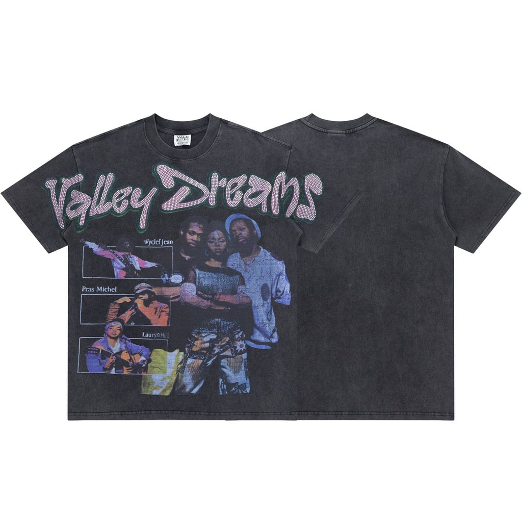 Vale Black Valley Dreams Collage Portrait Tee
