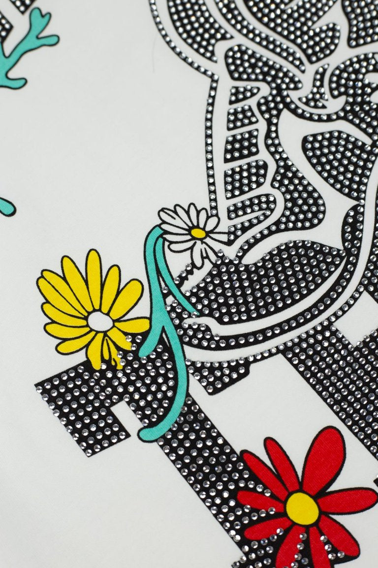 Vale Valley Track Eagle Floral Print Tee