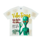 Vale Green Alien Tie‑Dye Graphic Tee