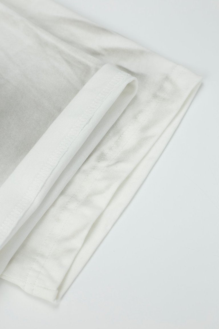 Vale Cross‑Pattern Smoke Wash Graphic Tee