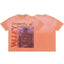 Vale Vintage Washed‑Orange Target Print Tee