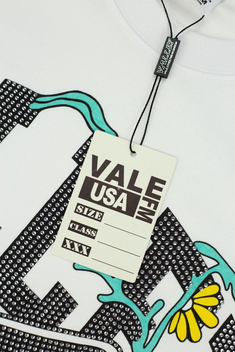 Vale Valley Track Eagle Floral Print Tee
