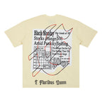 Godspeed Skeleton Newspaper Graphic Tee