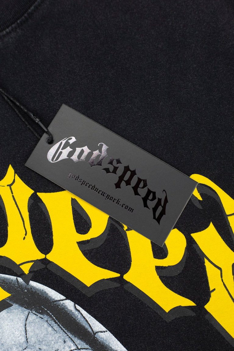 Godspeed Alien Portrait Graphic Black Tee