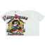 Vale White Cartoon Graphic Print Short‑Sleeve Tee
