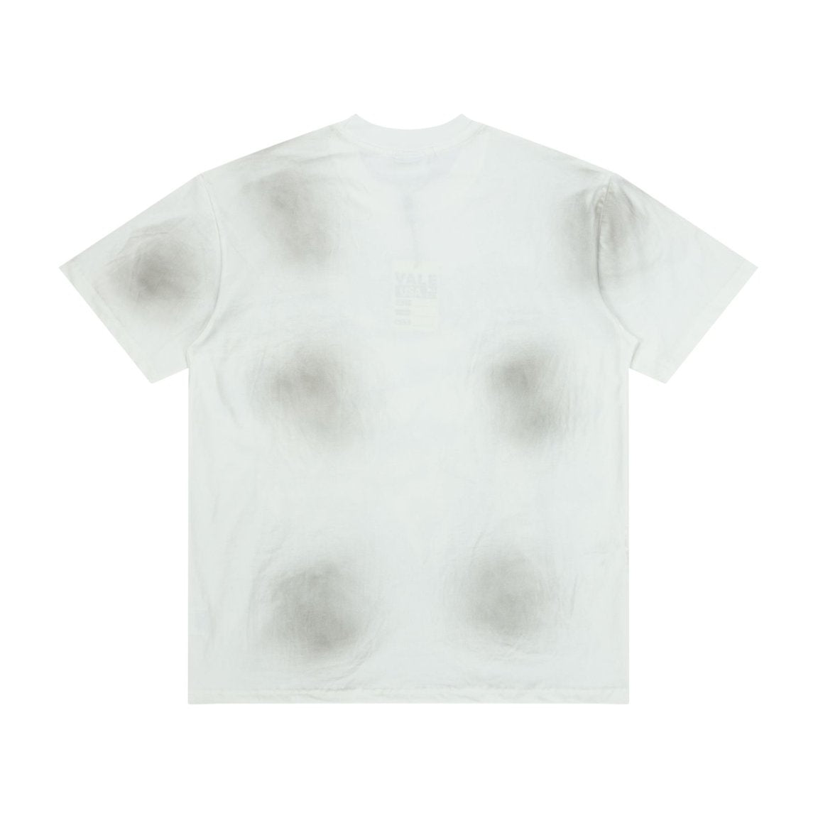 Vale Smoke‑Wash Blue Letter Portrait Tee