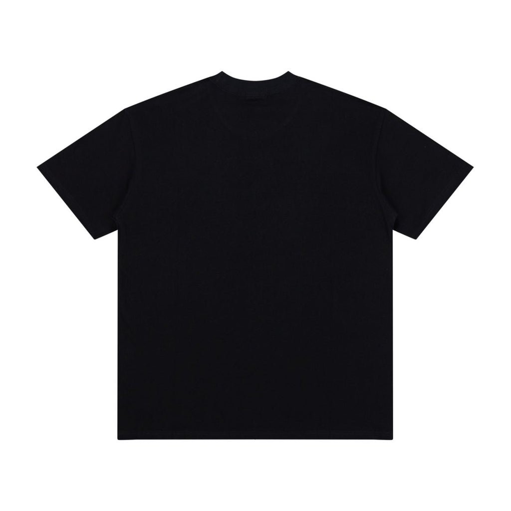 Vale Valley Dreams Vintage Portrait Print Black Tee