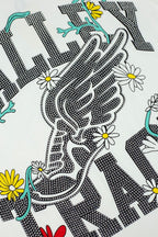 Vale Valley Track Eagle Floral Print Tee