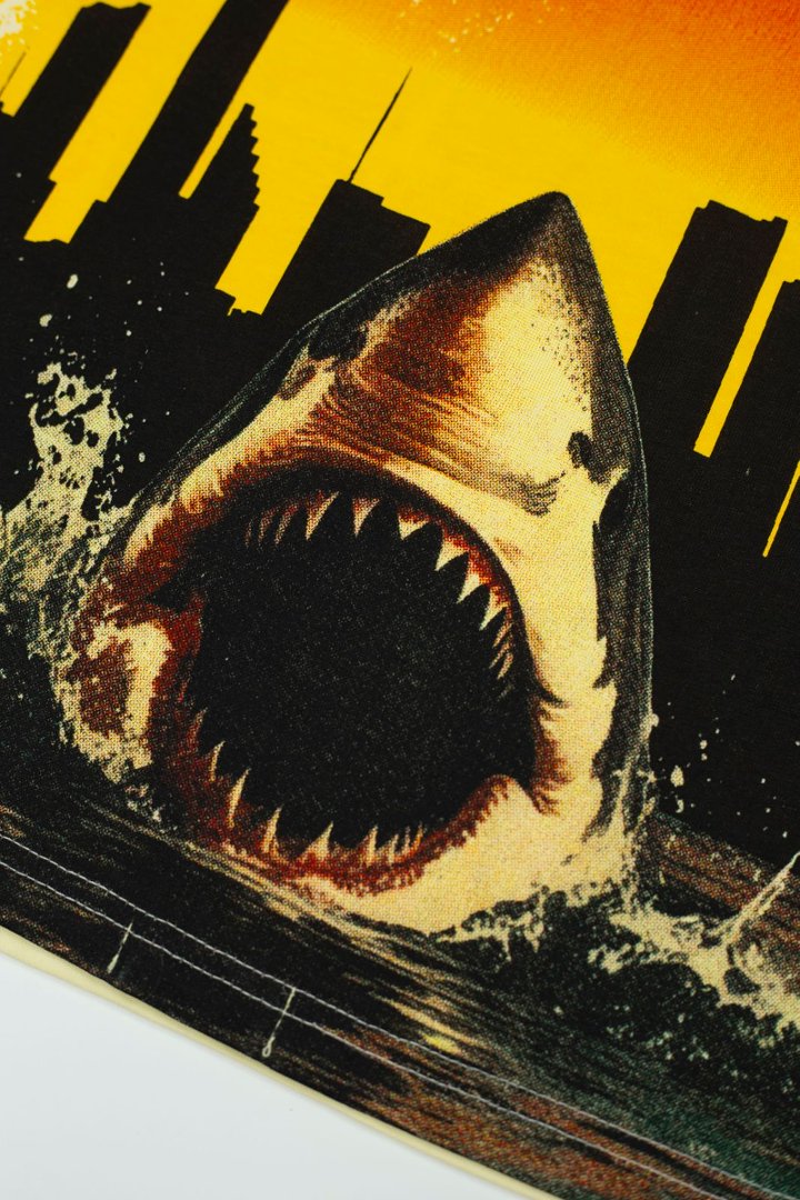 Godspeed Shark Sunset Graphic Tee