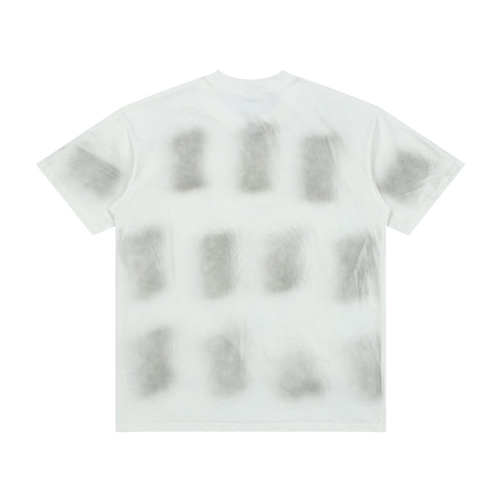 Vale Yellow Skull Smoke‑Wash Graphic Tee
